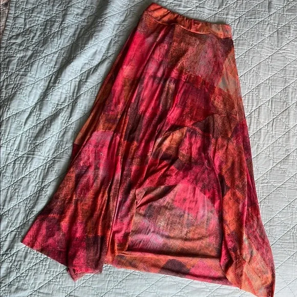 Anthropologie Weston Fallen Sun Maxi Skirt EUC Small - Picture 3 of 9